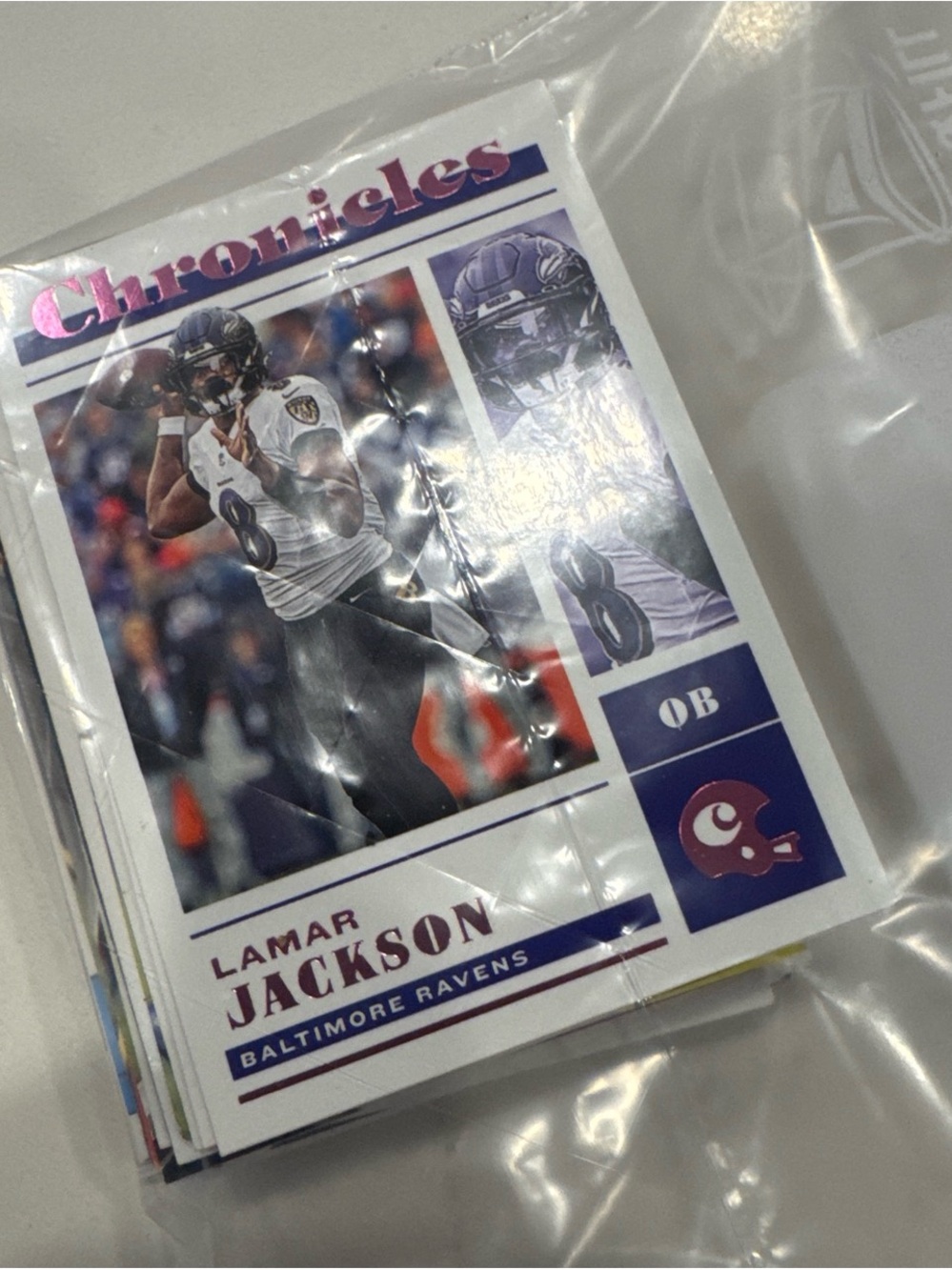 NFL card lot 30-40 cards  Ravens Lamar Jackson Football Trading Card -